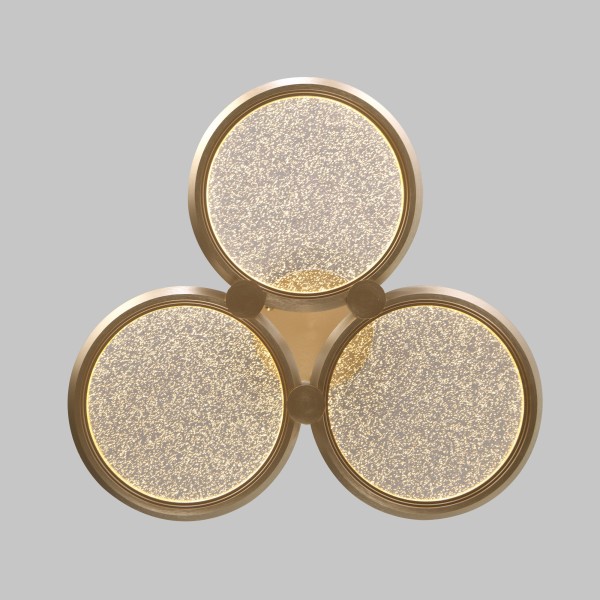 Подвесной светодиодный светильник 90034/3 золото