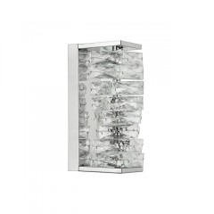 Бра настенное светодиодное, LED 12W, 3000К+4000К+6000К, К5 кристалл, 260мм CR.0505-260-1-W-CH