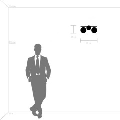 815523 Бра CROCO 2х40W E14 ЛАТУНЬ