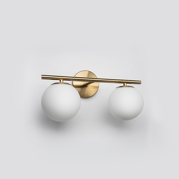 815523 Бра CROCO 2х40W E14 ЛАТУНЬ