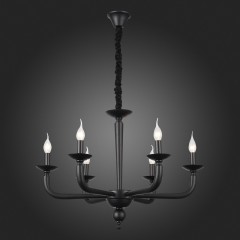 SL1114.403.06 Люстра подвесная ST-Luce Черный E14 6*40W FORTEZA