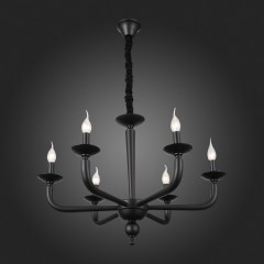 SL1114.403.06 Люстра подвесная ST-Luce Черный E14 6*40W FORTEZA