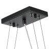 802137 Подвес NUBI 3х40W E27 ЧЕРНЫЙ МАТОВЫЙ/БЕЛЫЙ