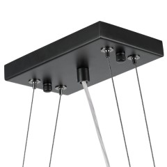 802137 Подвес NUBI 3х40W E27 ЧЕРНЫЙ МАТОВЫЙ/БЕЛЫЙ