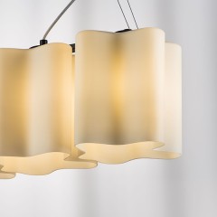 802137 Подвес NUBI 3х40W E27 ЧЕРНЫЙ МАТОВЫЙ/БЕЛЫЙ