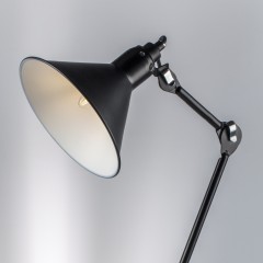 765927 Настольная лампа LOFT 1х40W E14 ЧЕРНЫЙ