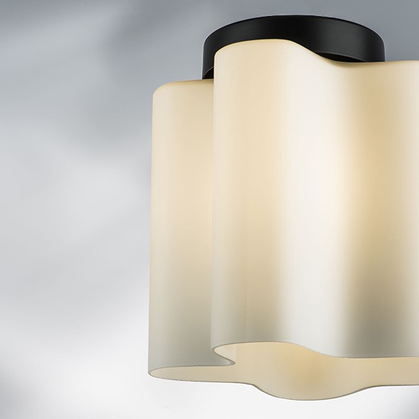 802017 Светильник NUBI 1х40W E27 ЧЕРНЫЙ МАТОВЫЙ/БЕЛЫЙ