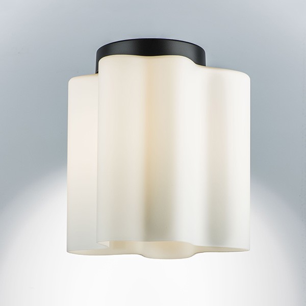 802017 Светильник NUBI 1х40W E27 ЧЕРНЫЙ МАТОВЫЙ/БЕЛЫЙ