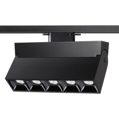 358324 PORT NT19 234 черный Светильник трековый однофазный трехжильный IP33 LED 4000К 25W 110-265V EOS