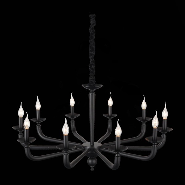 SL1114.403.10 Люстра подвесная ST-Luce Черный E14 10*40W FORTEZA