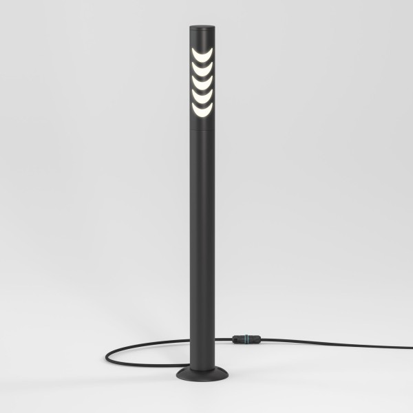 Светильник садово-парковый Smile 6w 3000K черный 35188/F