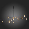 SL1596.423.22 Светильник подвесной ST-Luce Золотистый, Черный/Белый LED 22*3W 3000K ANICHITA