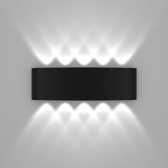 343057 Светильник GEMMA 10х1W LED 1100LM G ЧЕРНЫЙ 4000K IP65