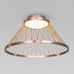 Потолочный светодиодный светильник 40019/1 LED коричневый