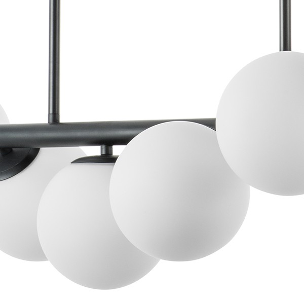 815187 Люстра CROCO 8х40W E14 ЧЕРНЫЙ МАТОВЫЙ