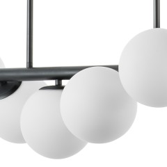 815187 Люстра CROCO 8х40W E14 ЧЕРНЫЙ МАТОВЫЙ