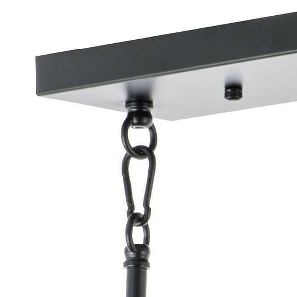 815187 Люстра CROCO 8х40W E14 ЧЕРНЫЙ МАТОВЫЙ