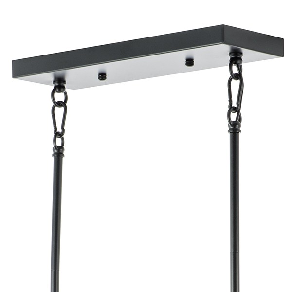 815187 Люстра CROCO 8х40W E14 ЧЕРНЫЙ МАТОВЫЙ