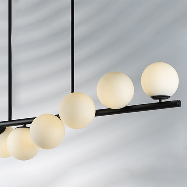 815187 Люстра CROCO 8х40W E14 ЧЕРНЫЙ МАТОВЫЙ