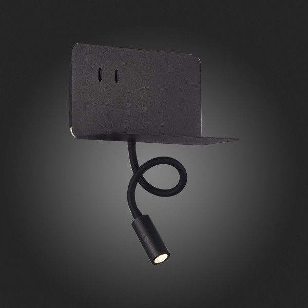 SL1576.401.02 Светильник настенный ST-Luce Черный/Черный LED 2*3W 4000K Настенные светильники