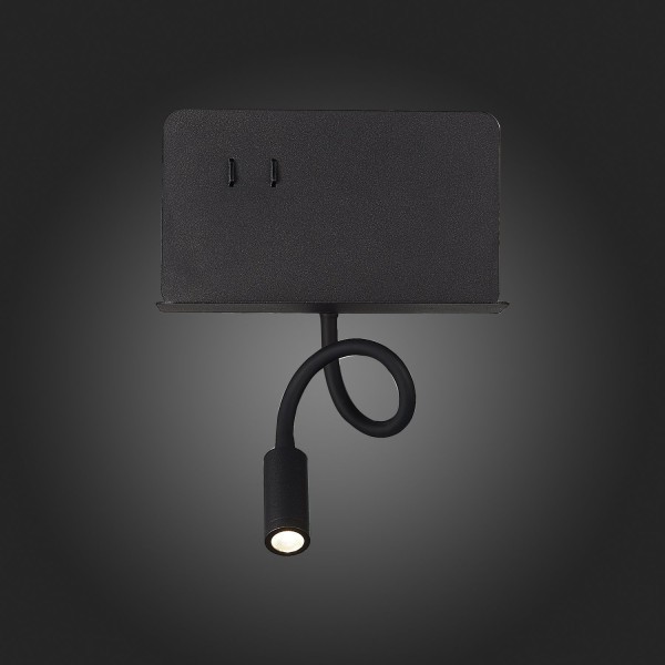 SL1576.401.02 Светильник настенный ST-Luce Черный/Черный LED 2*3W 4000K Настенные светильники