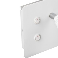 808556 Бра MURO 4,5W+3W LED 360LM+240LM БЕЛЫЙ 3000K