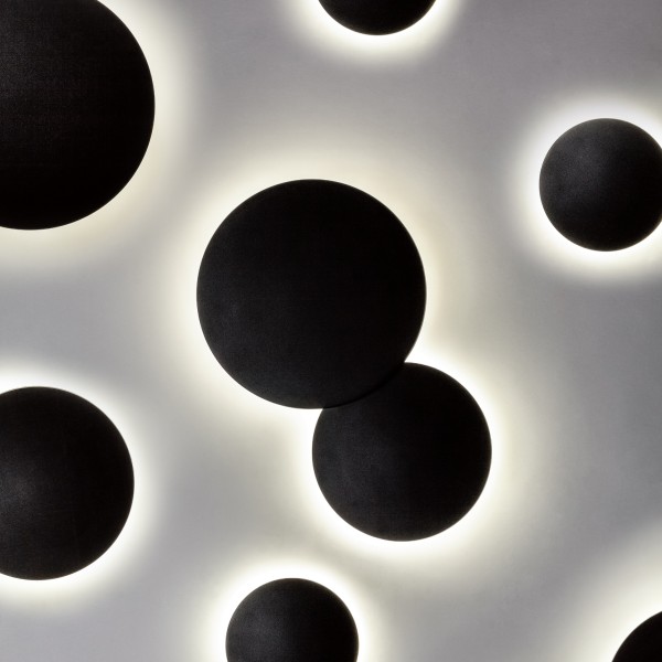 379237 Светильник PIATTO 1x10W LED 1000LM G ЧЕРНЫЙ 3000K IP65