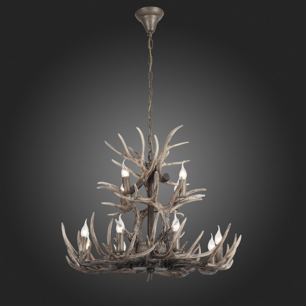 SL154.703.12 Люстра подвесная ST-Luce Серый E14 12*40W CORNA