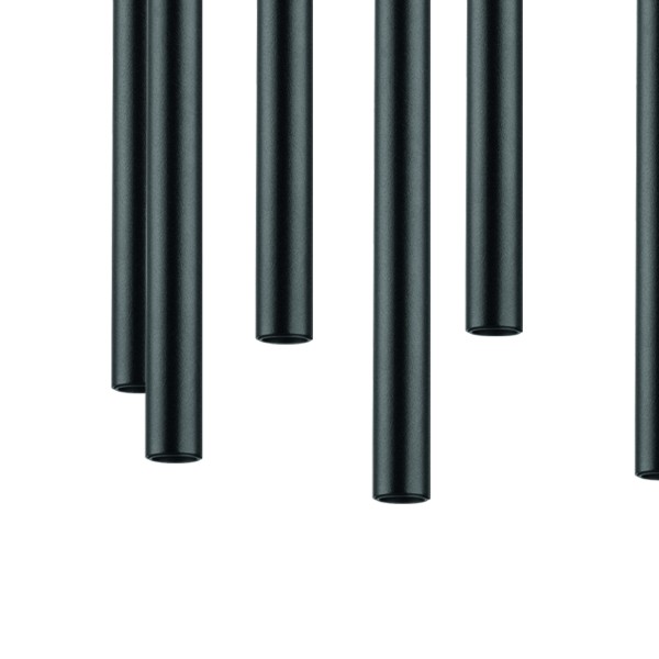 L8T747447 Люстра TUBO LED 40W 2560LM 25G ЧЕРНЫЙ 4000K (574737+747447 (8шт)