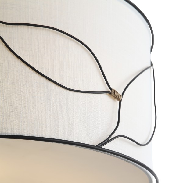 SL6228.413.03 Светильник подвесной ST-Luce Черный/Бежевый E27 3*60W ROOT