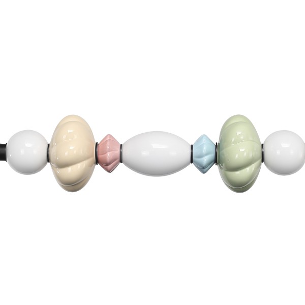 SL6134.443.01 Светильник подвесной ST-Luce черный/зеленый, розовый, желтый, синий, опаловый LED 1*24 FLORENTINI