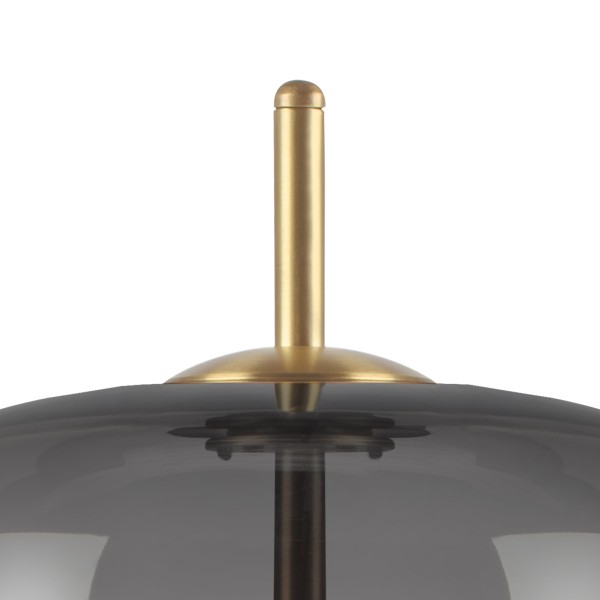 804918 Настольная лампа CUPOLA LED 9W 450LM ЗОЛОТО/ДЫМЧАТЫЙ 3000K