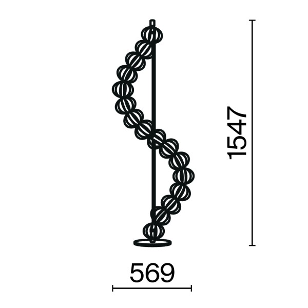 Напольный светильник (торшер) Maytoni MOD216FL-L38G3K