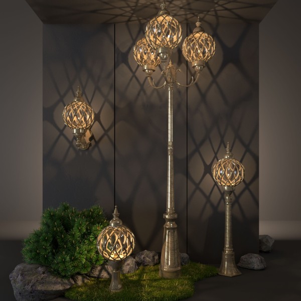 Ландшафтный светильник Sirius S черное золото IP44 Sirius S черное золото