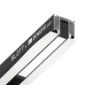 TR2014-BK Профиль-трек SLOTT for DENKIRS SMART, для натяжных потолков, 2 м, алюминий, черный