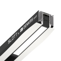 TR2014-BK Профиль-трек SLOTT for DENKIRS SMART, для натяжных потолков, 2 м, алюминий, черный