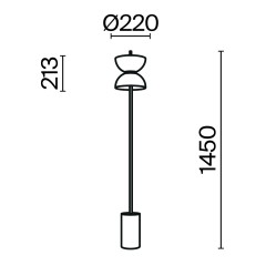 Напольный светильник (торшер) Maytoni MOD178FL-L11W3K