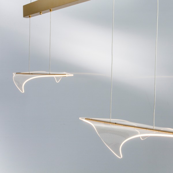 731323 Люстра VARESE 35W LED 3628LM 360G ЗОЛОТО 3000K