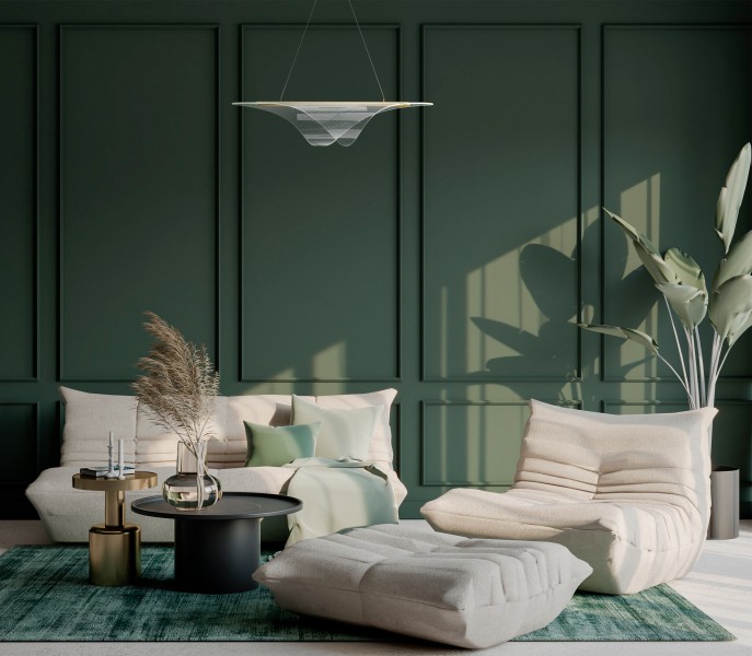 731323 Люстра VARESE 35W LED 3628LM 360G ЗОЛОТО 3000K