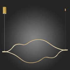 SL6106.203.56 Светильник подвесной ST-Luce Золотистый/Белый LED 1*56W 4000K CORTILE