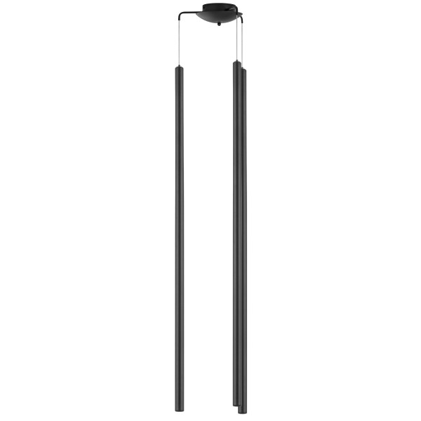 L5T747447 Люстра TUBO LED 25W 1600LM 25G ЧЕРНЫЙ 4000K (574727+747447 (5шт)