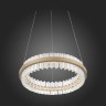 SL383.203.01 Светильник подвесной ST-Luce Золотистый/Золотистый, Прозрачный LED 1*34W 3000K CHERIO