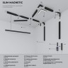 Slim Magnetic Шинопровод накладной черный (2 м) 85084/00 85084/00
