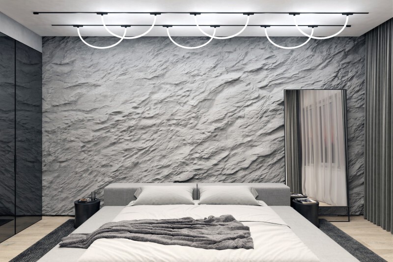 DK5357-BK Светильник для трека Air, серия Ray 4000 со светодиодом, ?22*L1000MM, 48V DC, 12W, RA?90, 360°, 4000K, IP20, черный, алюминий