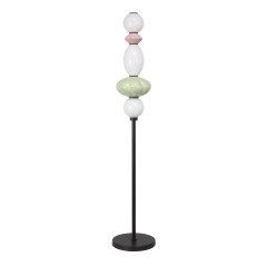 SL6134.405.01 Светильник напольный ST-Luce черный/розовый, зелёный, опаловый LED 1*20W 3000K FLORENTINI