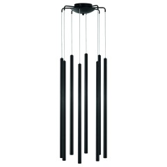 L8T747347 Люстра TUBO LED 40W 2560LM 25G ЧЕРНЫЙ 4000K (574737+747347 (8шт)