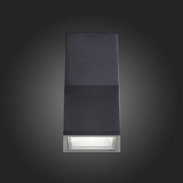 SL088.431.02 Светильник уличный настенный ST-Luce Черный кварцевый LED 2*7W 4000K DEALE