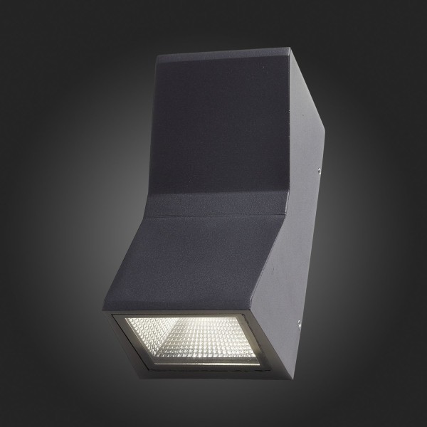 SL088.431.02 Светильник уличный настенный ST-Luce Черный кварцевый LED 2*7W 4000K DEALE