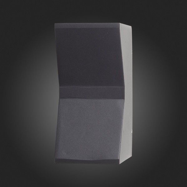 SL088.431.02 Светильник уличный настенный ST-Luce Черный кварцевый LED 2*7W 4000K DEALE