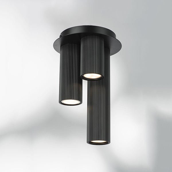 718037 Люстра ROMA 3х28W GU10 (led) ЧЕРНЫЙ